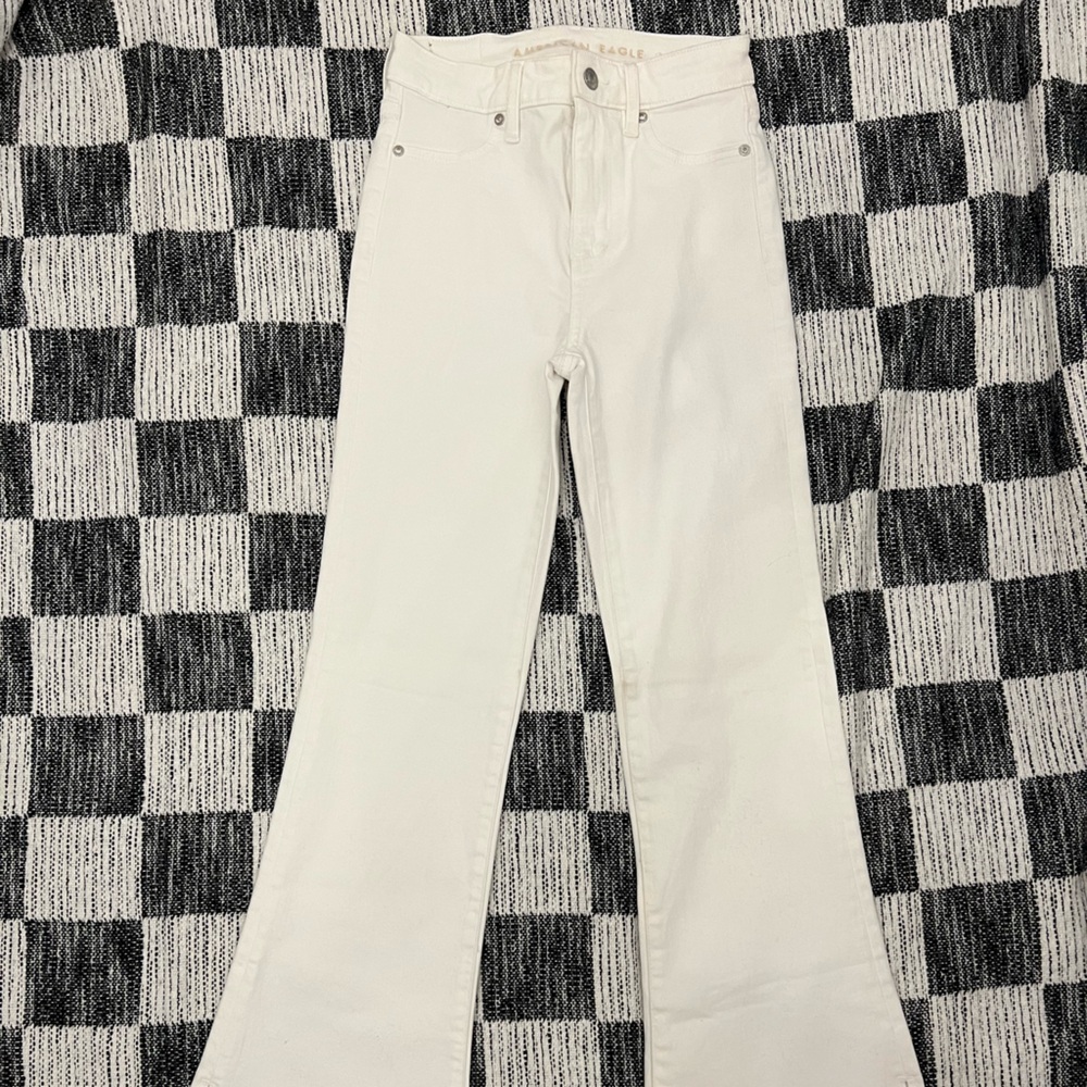 American Eagle high rise flare jeans